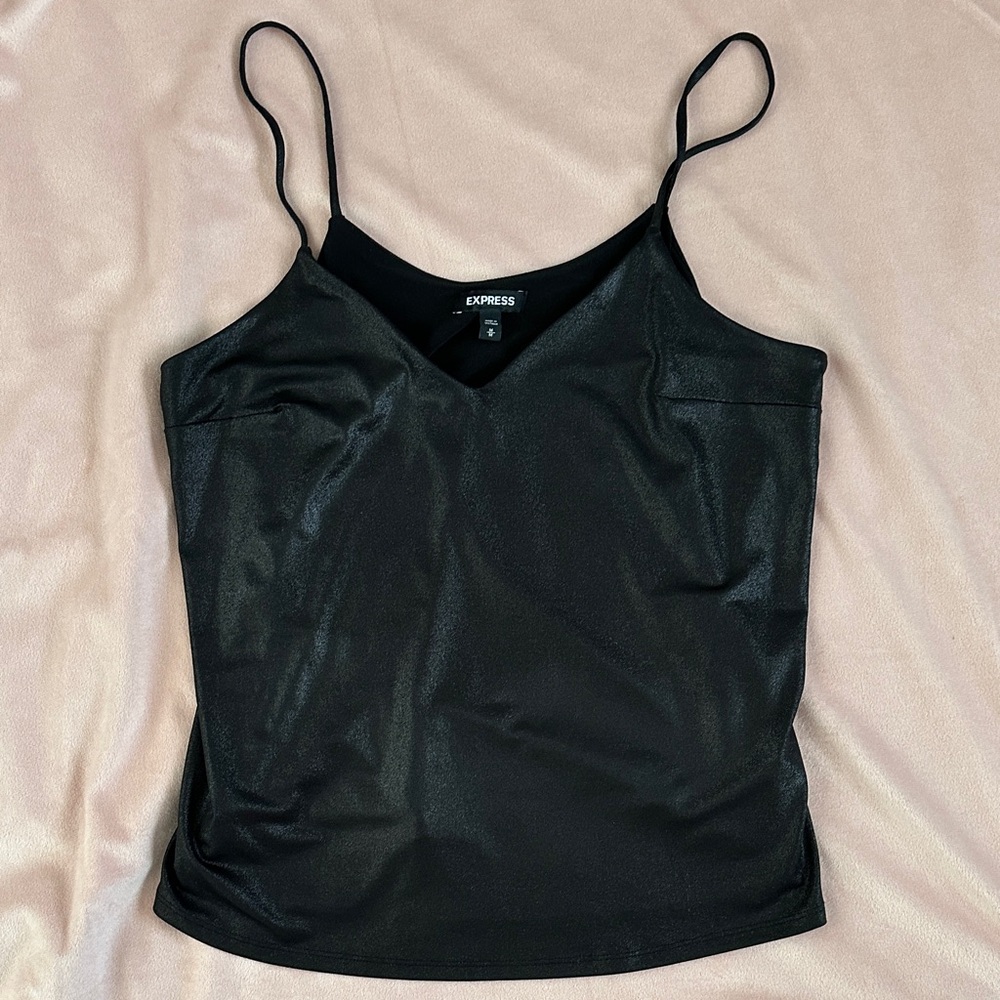 Express Elegant Black Camisole Top